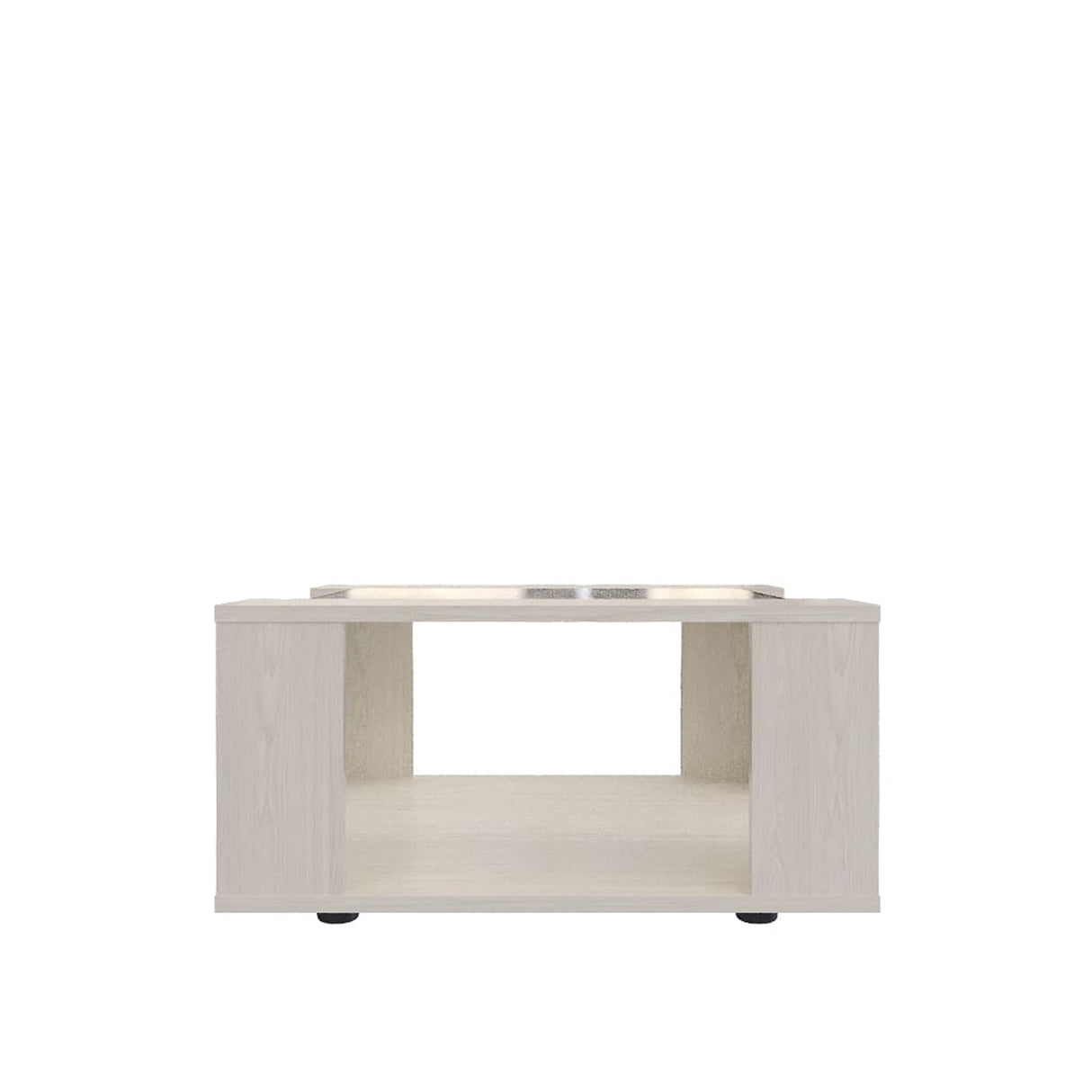 Mesa de Centro Comoros Niebla 60.2x31.7cm Rectangular y con Compartimientos - Mesas | Bylmo