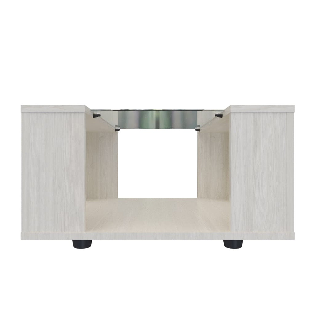 Mesa de Centro Comoros Niebla 60.2x31.7cm Rectangular y con Compartimientos - Mesas | Bylmo