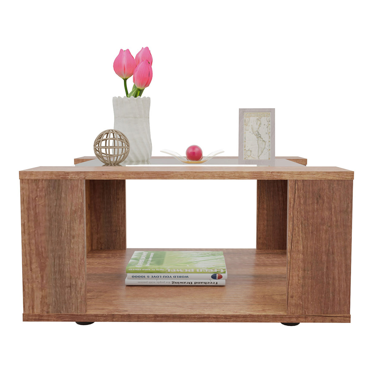 Mesa de Centro Caramelo 60.2x31.7cm Rectangular - Mesas | Bylmo