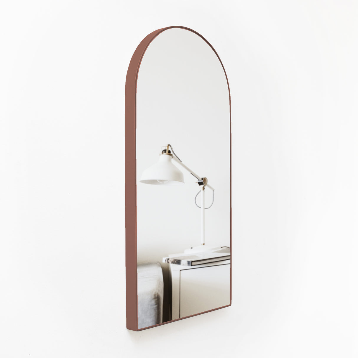 Espejo de Pared Ibiza Cobre 60x120cm Arco Superior con Marco Metalico - ESPEJOS DE PARED | Bylmo