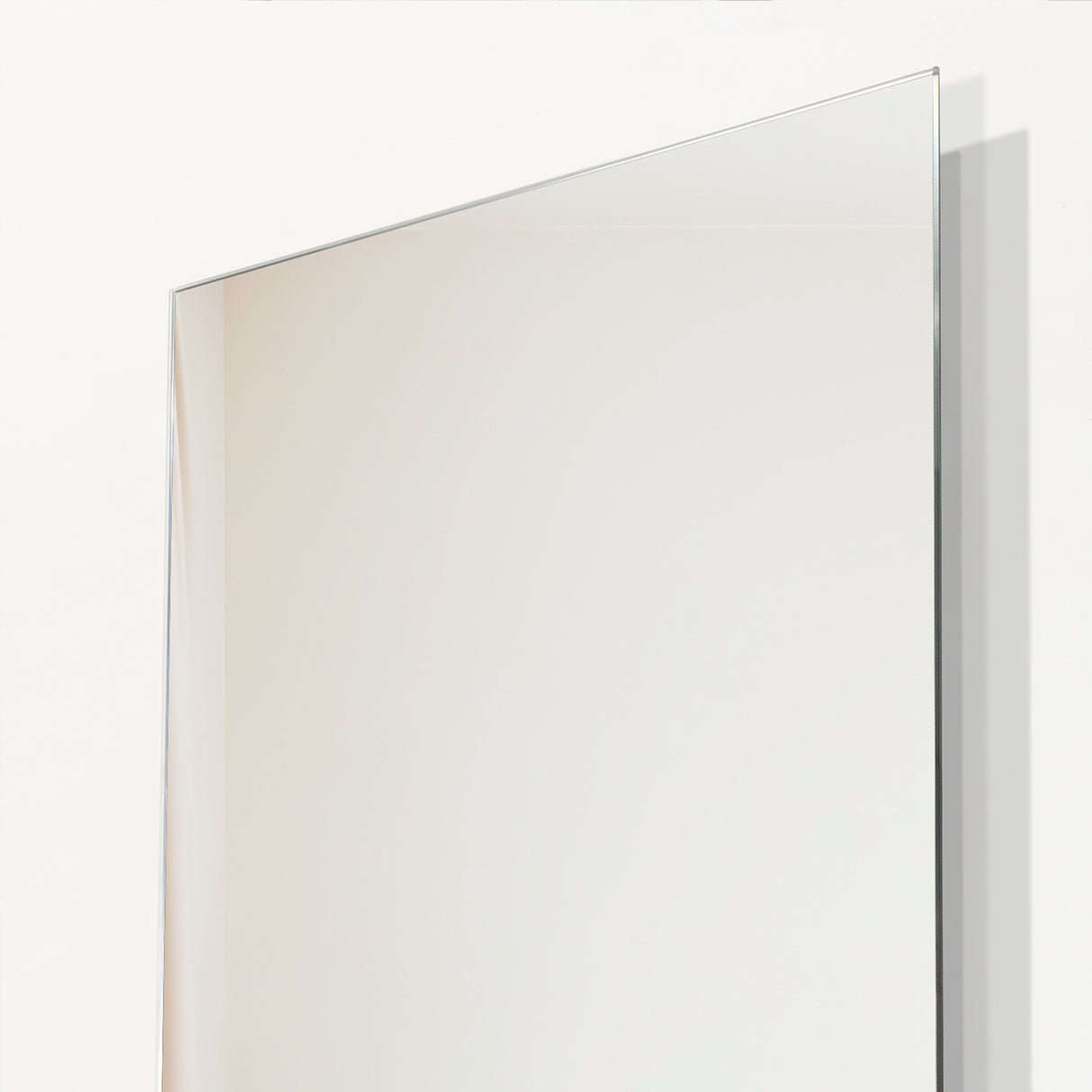 Espejo de Baño Amalfi Plateado 38x130cm Rectangular con Biselado - Espejos Decorativos | Bylmo