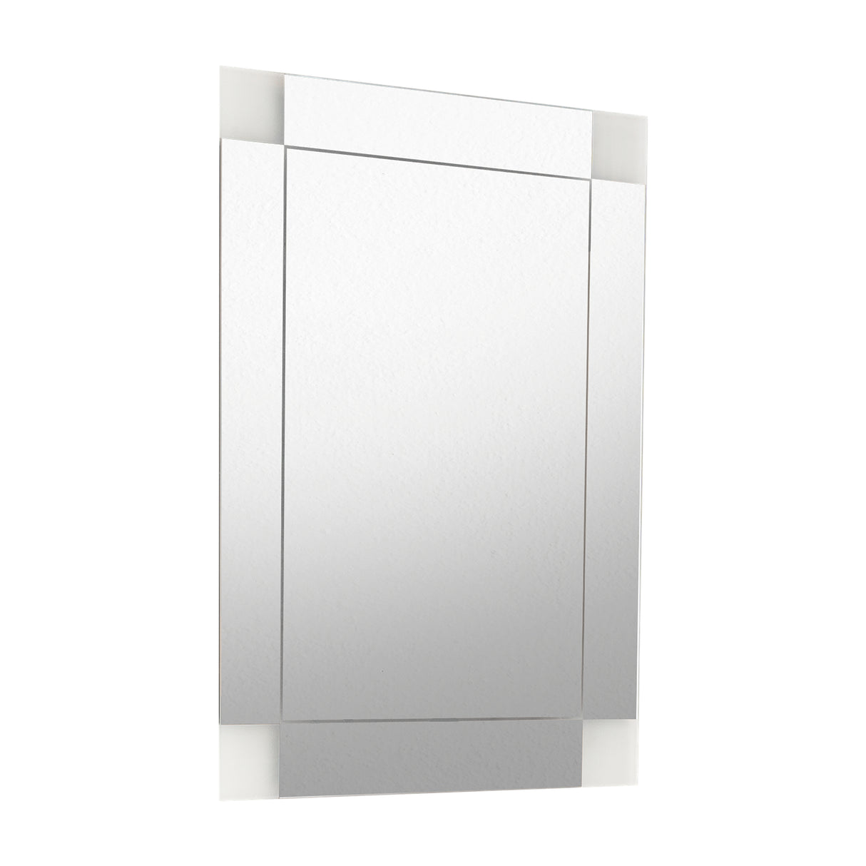Espejo de Baño Genova Plateado 50x70cm Rectangular con Biselado - Espejos de Baño | Bylmo