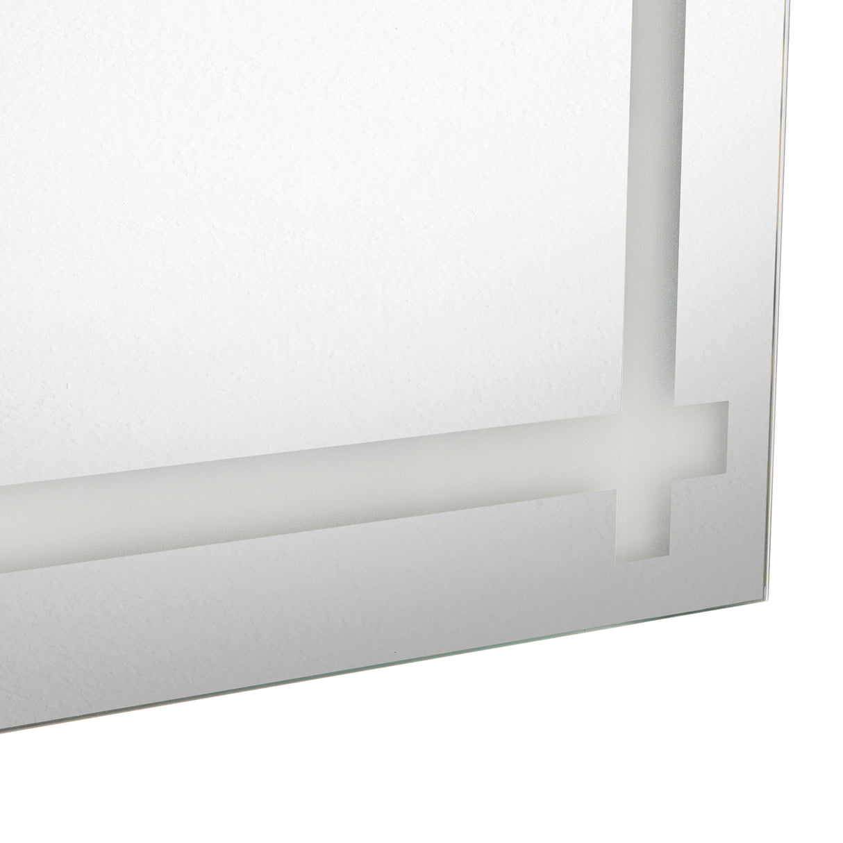 Espejo de Baño Broni Plateado 90x60cm Rectangular con Biselado - Espejos de Baño | Bylmo