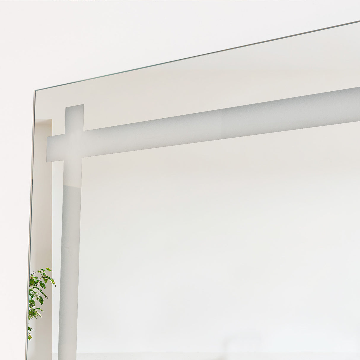 Espejo de Baño Broni Plateado 90x60cm Rectangular con Biselado - Espejos de Baño | Bylmo