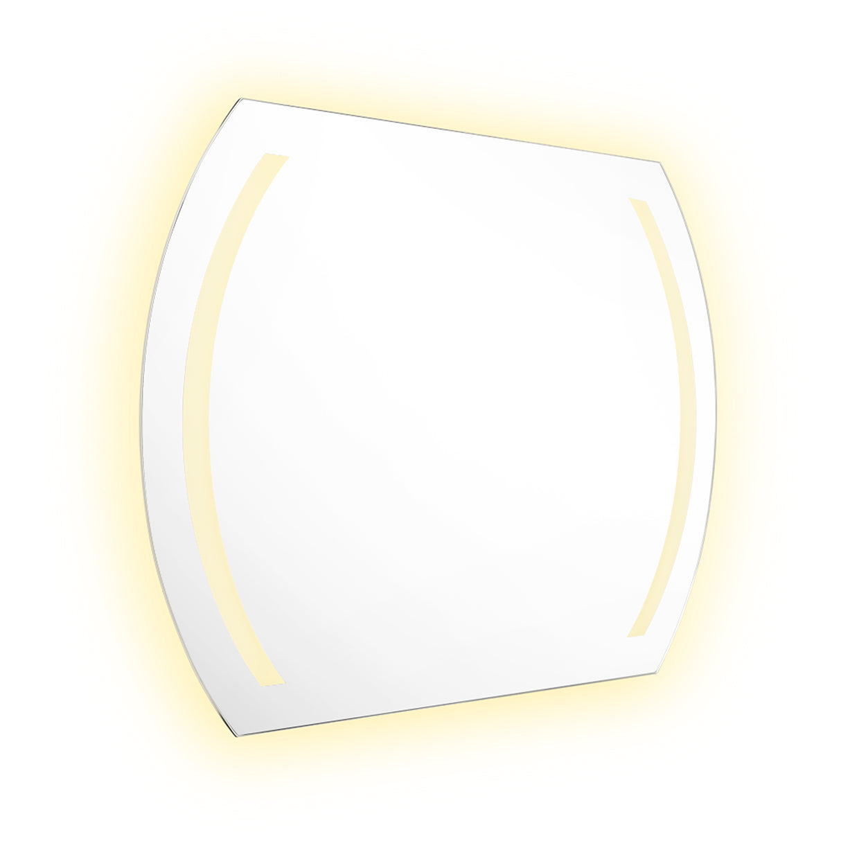 Espejo de Baño Led Manson Plateado 90x60cm Rectangular con Sandblasting - Espejos de Baño | Bylmo