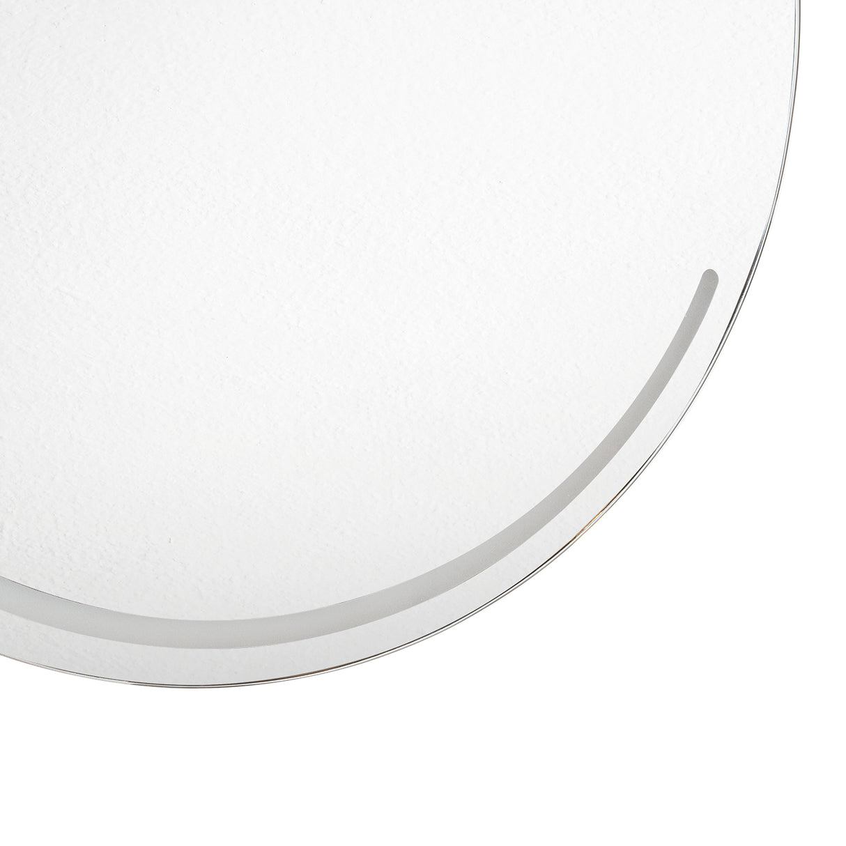 Espejo de Baño Dallas Plateado 60x60cm Redondo - Espejos Decorativos | Bylmo