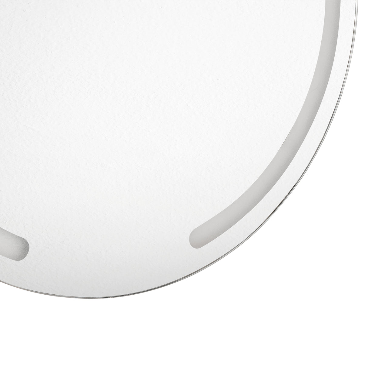 Espejo de Baño Ovalle Plateado 60x60cm Redondo - Espejos Decorativos | Bylmo