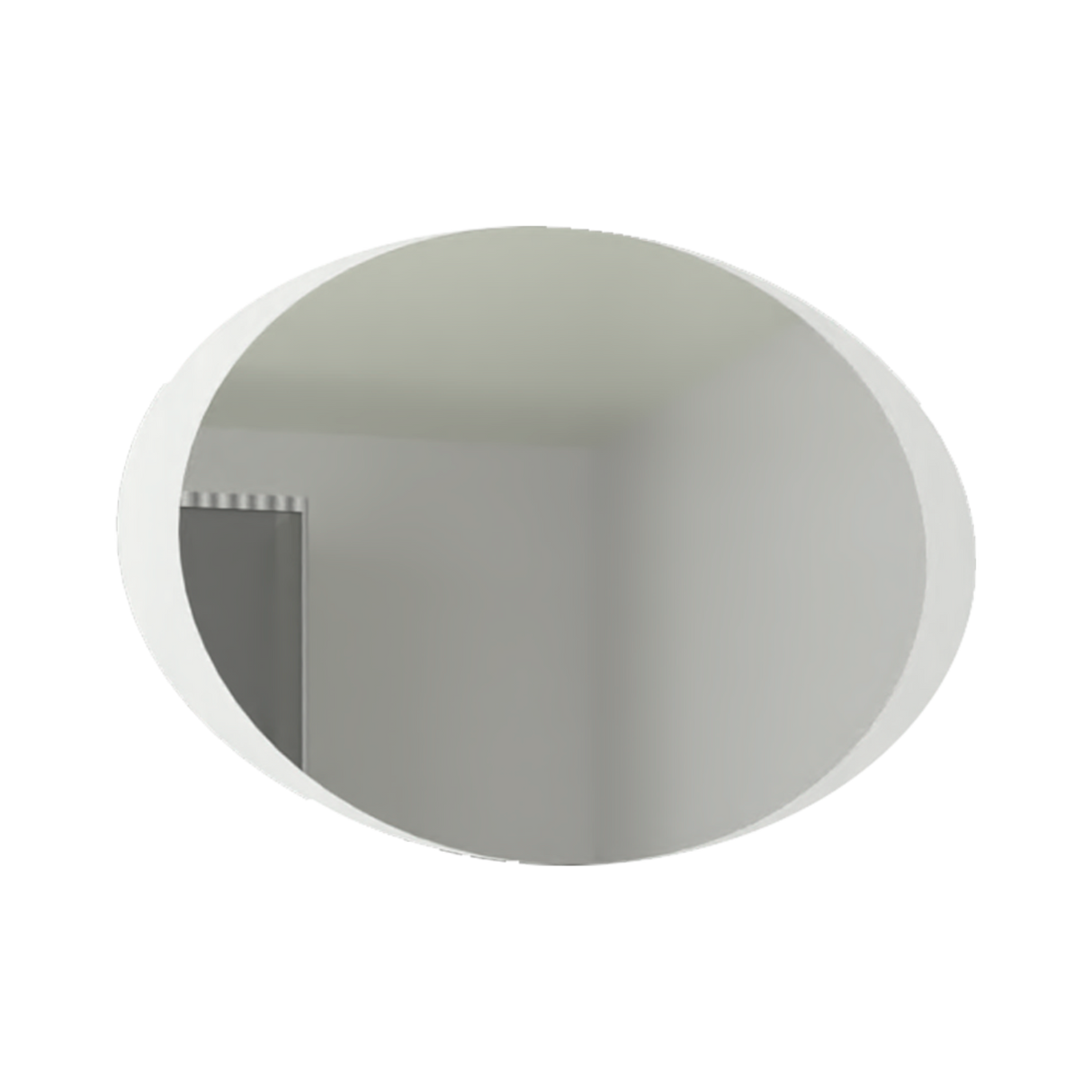 Espejo de Baño Varese Gris 70x50cm Ovalado con Sandblasting y con Iluminación Led - ESPEJOS DE BANHO | Bylmo