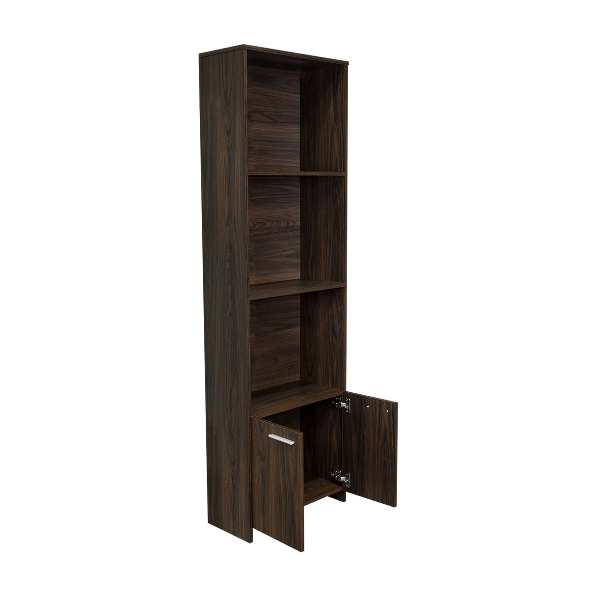 Biblioteca Ofice Habano 55.1x181.5cm con Tres Compartimientos y con Un Cajón - Bibliotecas | Bylmo