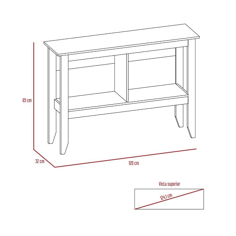Arrimo Essential Rovere 85x120cm con Dos Compartimientos y con Patas - Bifes | Bylmo