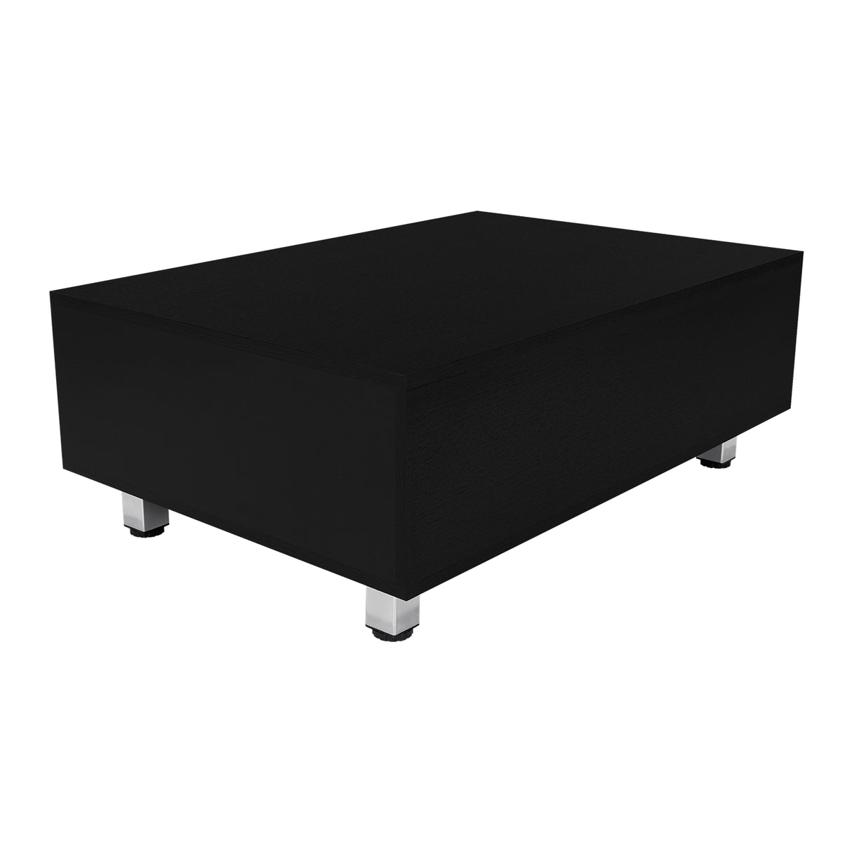 Mesa de Centro Gambia Wengue 80x29.75cm Rectangular con Patas y con Compartimientos - Mesas | Bylmo