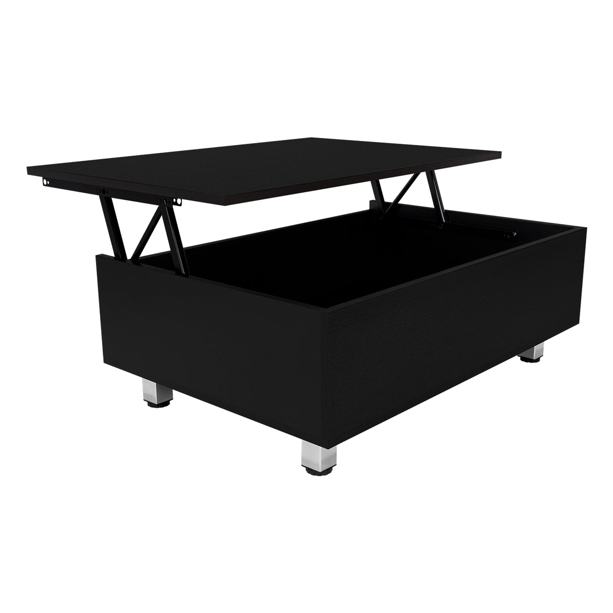 Mesa de Centro Gambia Wengue 80x29.75cm Rectangular con Patas y con Compartimientos - Mesas | Bylmo