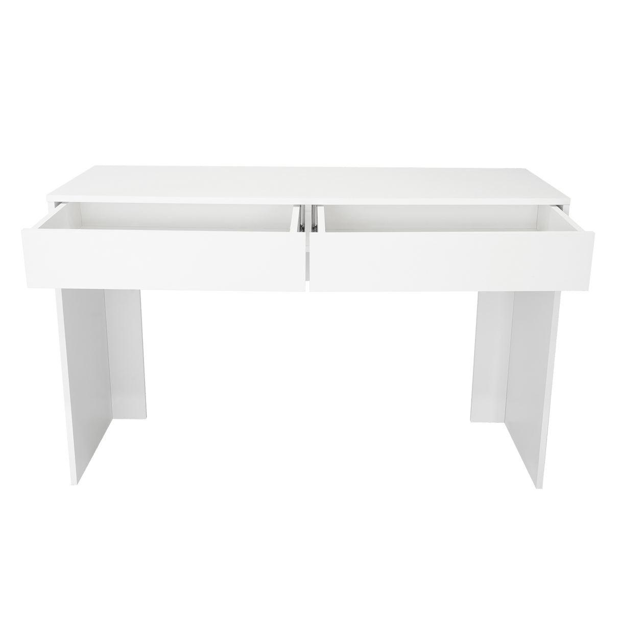 Escritorio Acre Blanco 120.2x75cm Con Dos Cajones - Escritorios y Archivadores | Bylmo