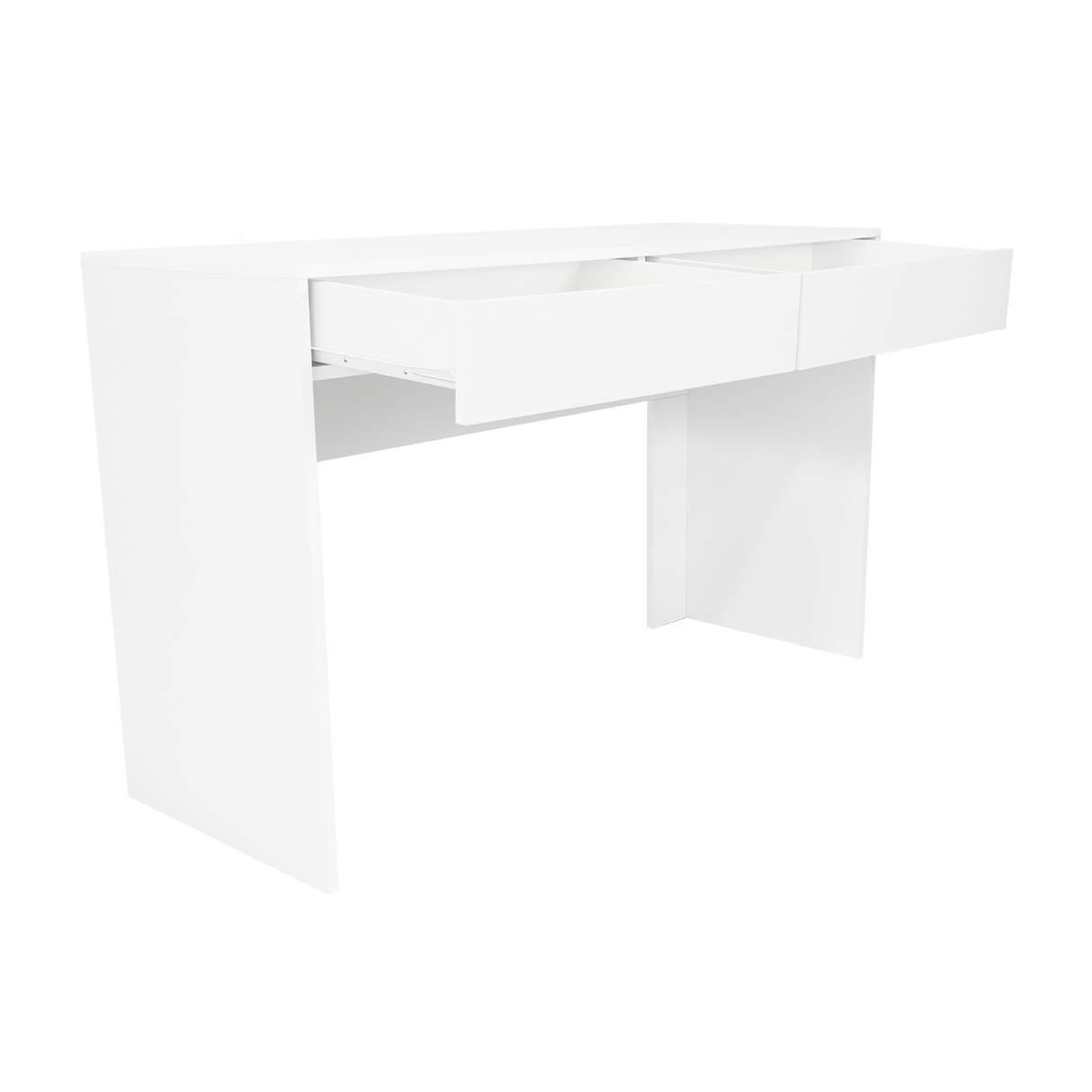 Escritorio Acre Blanco 120.2x75cm Con Dos Cajones - Escritorios y Archivadores | Bylmo