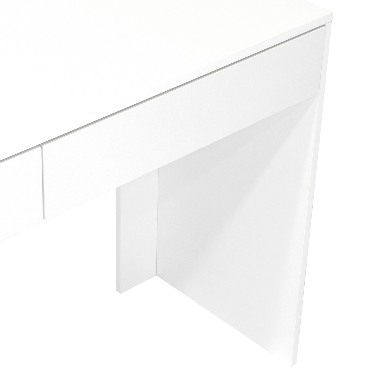 Escritorio Acre Blanco 120.2x75cm Con Dos Cajones - Escritorios y Archivadores | Bylmo