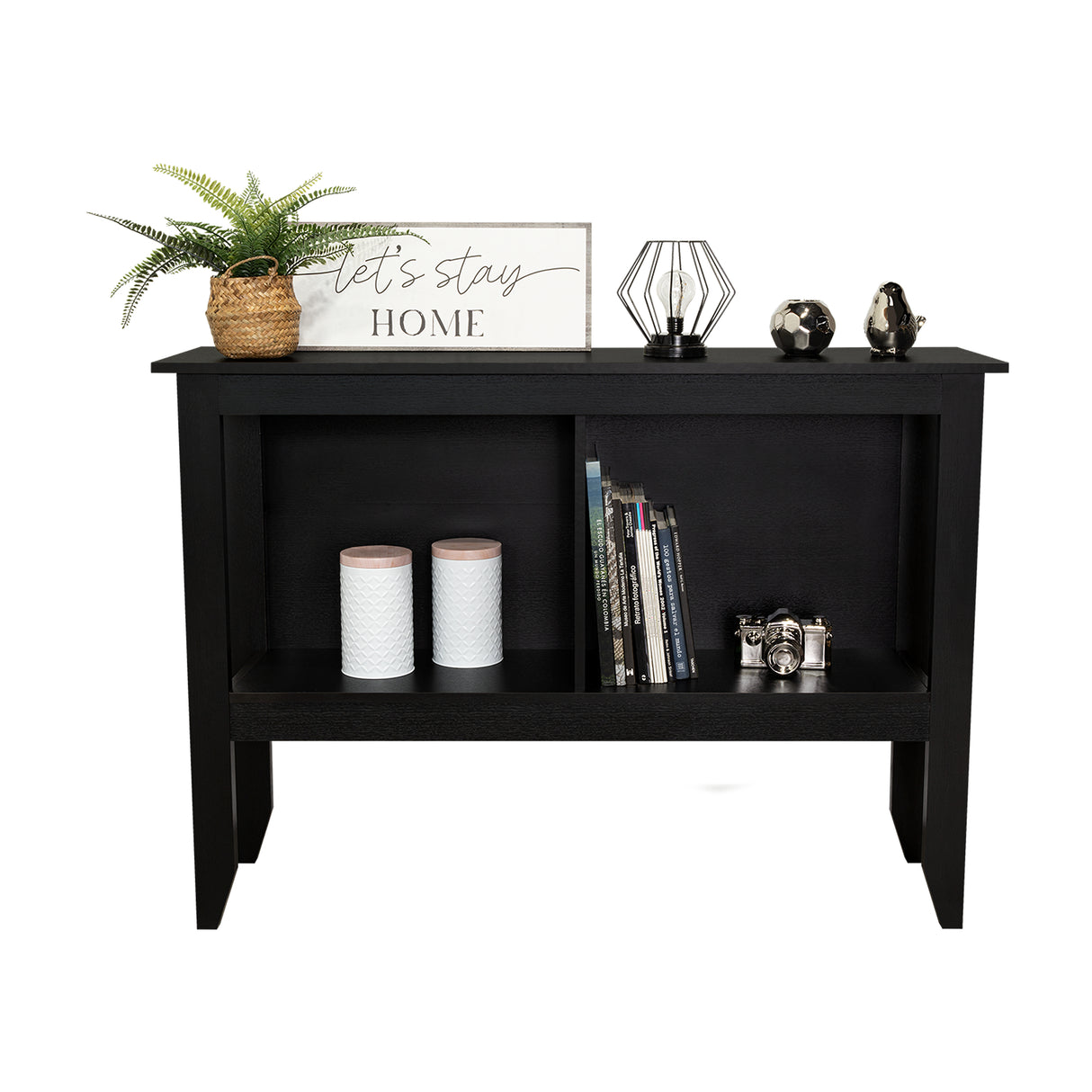 Arrimo Essential Wengue 85x120cm con Dos Compartimientos y con Patas - Bifes | Bylmo