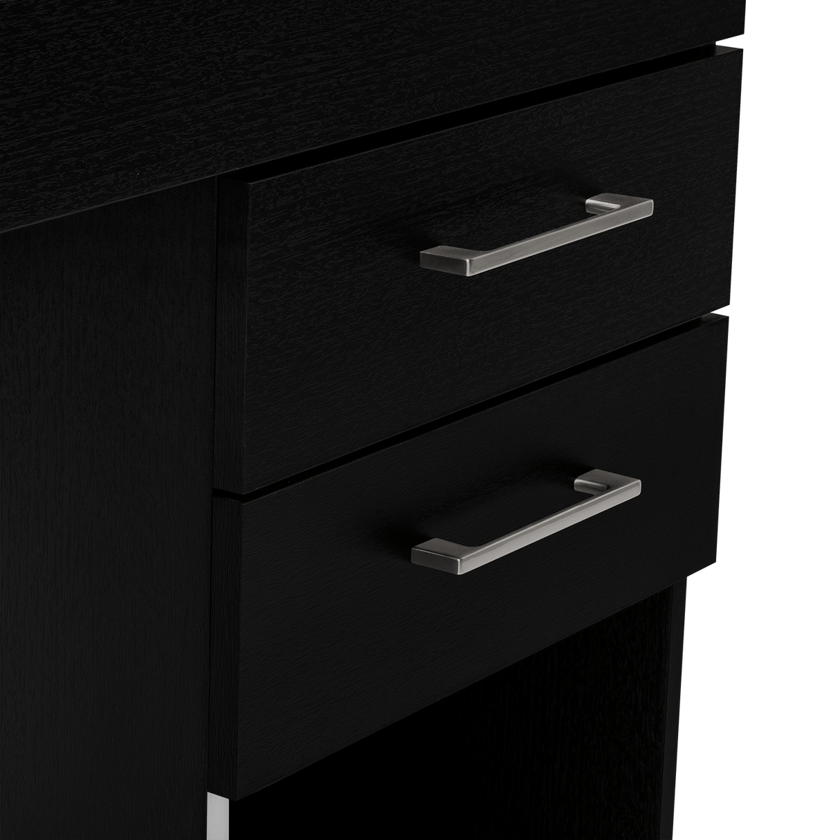 Escritorio Ibare Wengue 120 cm con Cajones y Entrepaños - Escritorios y Archivadores | Bylmo