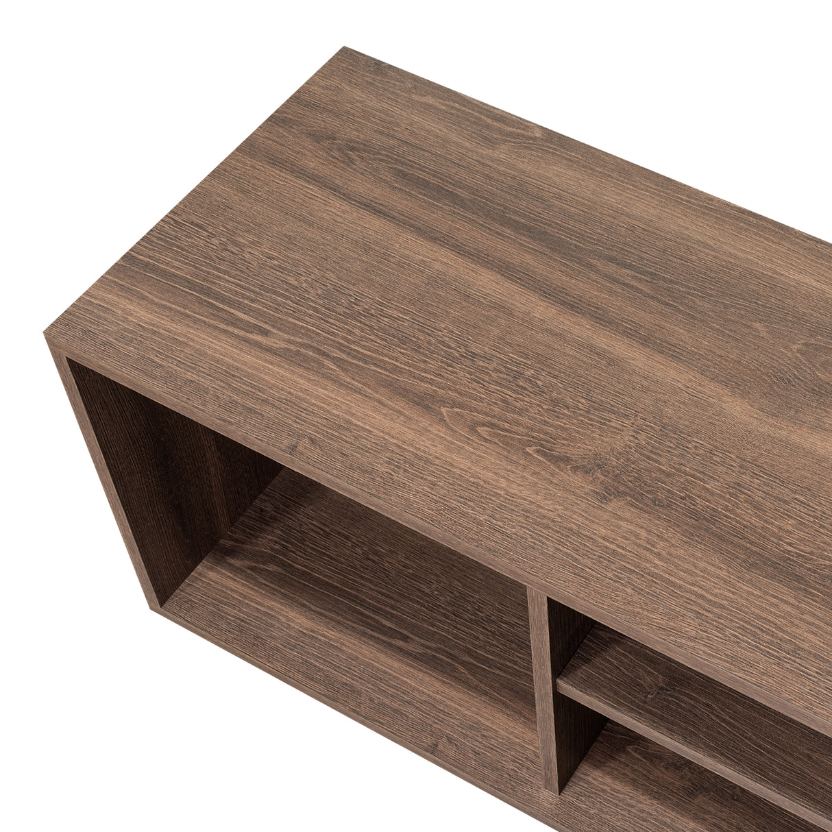 Rack de TV Cincinatti Coñac 115x50cm Para TV Hasta 45 Pulgadas con Un Cajón con Ranuras para Cables y con Patas - Muebles para TV | Bylmo