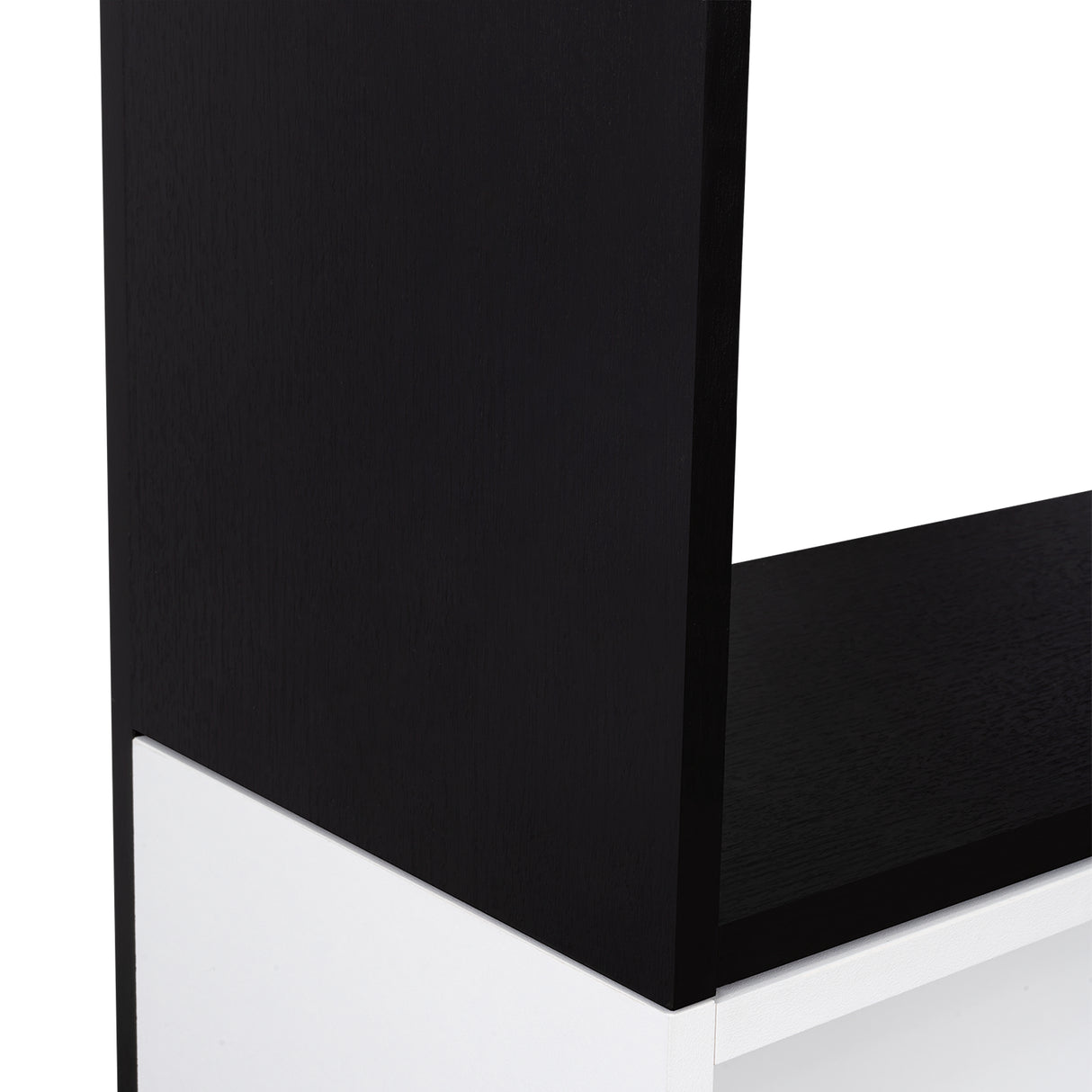 Biblioteca Transformable Cubo Beijing Wengue 70 cm con Módulos Flotantes y Entrepaños - Bibliotecas | Bylmo