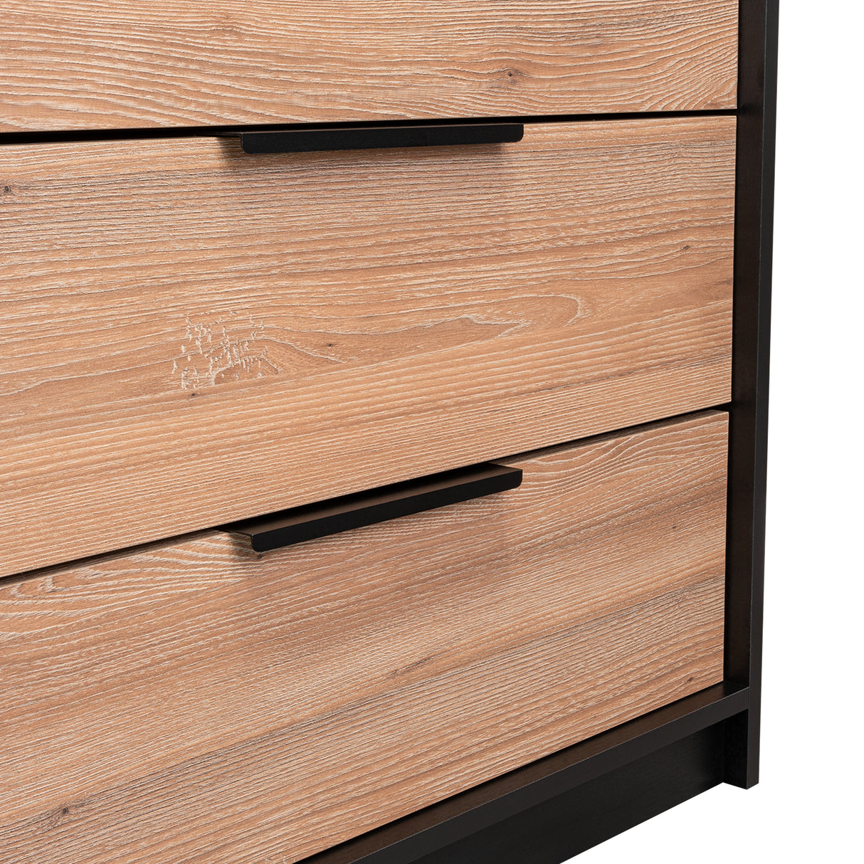 Cómoda Kaia Miel 70x68.7cm De Tres Hileras con Tres Cajones - Cajoneras | Bylmo