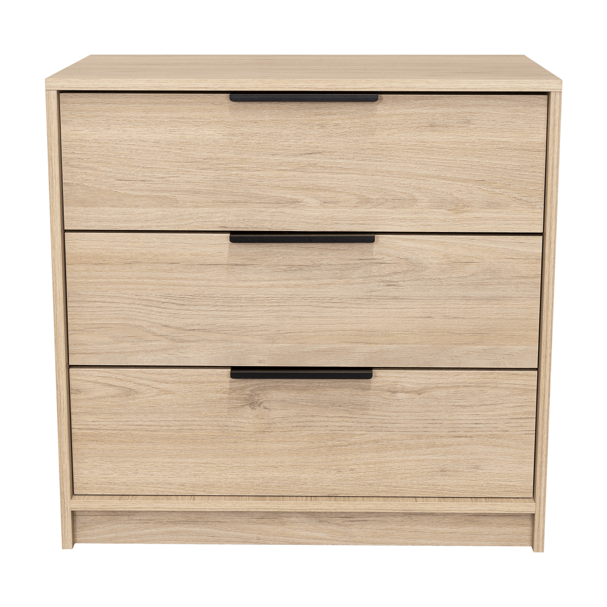 Cómoda Kaia Rovere y Blanco 70x68.7cm De Tres Hileras con Tres Cajones - Cajoneras | Bylmo