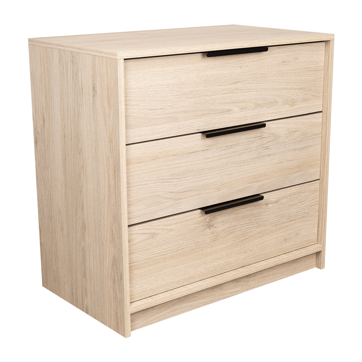 Cómoda Kaia Rovere y Blanco 70x68.7cm De Tres Hileras con Tres Cajones - Cajoneras | Bylmo