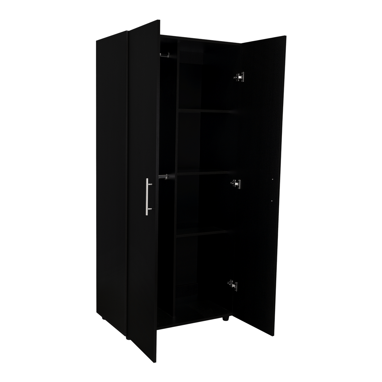 Closet Tera Wengue 80x180cm sin Cajones con 3 Entrepaños - Closets | Bylmo