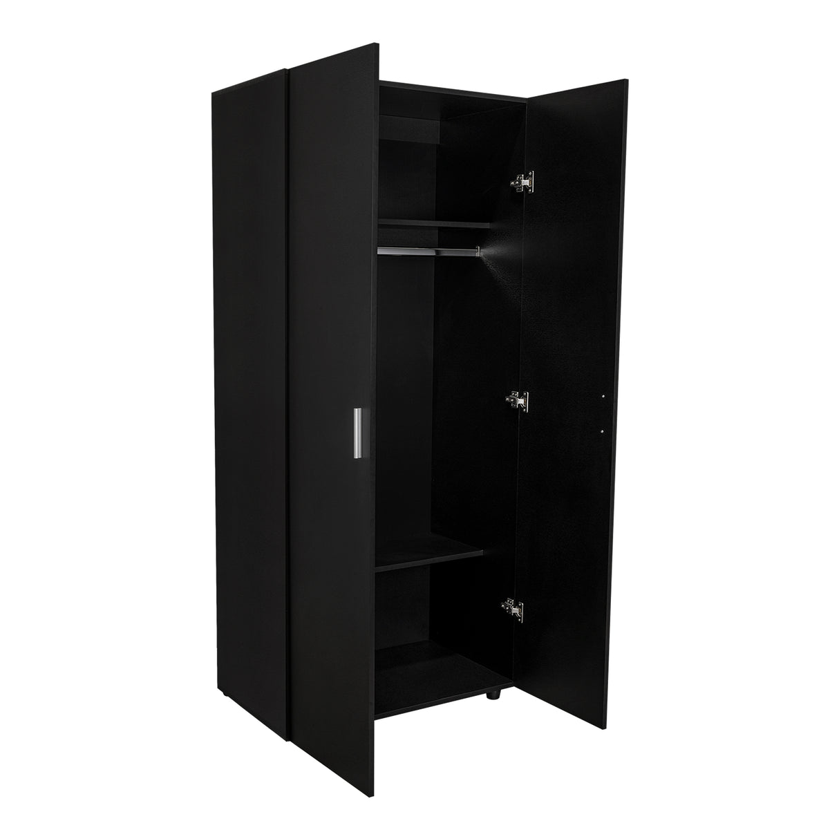 Closet Wengue 80x180.5cm sin Cajones con 2 Entrepaños - Closets | Bylmo