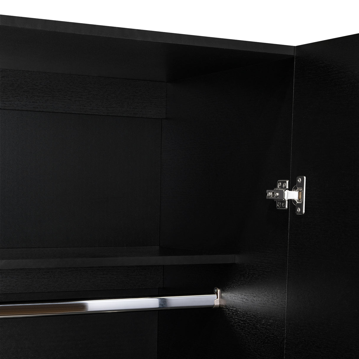 Closet Wengue 80x180.5cm sin Cajones con 2 Entrepaños - Closets | Bylmo