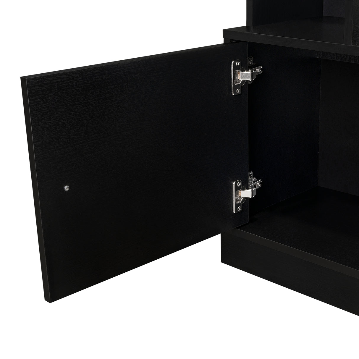 Centro de Entretenimiento Dante Wengue 180x170.6cm Para TV Hasta 45 Pulgadas con Un Cajón - Muebles para TV | Bylmo