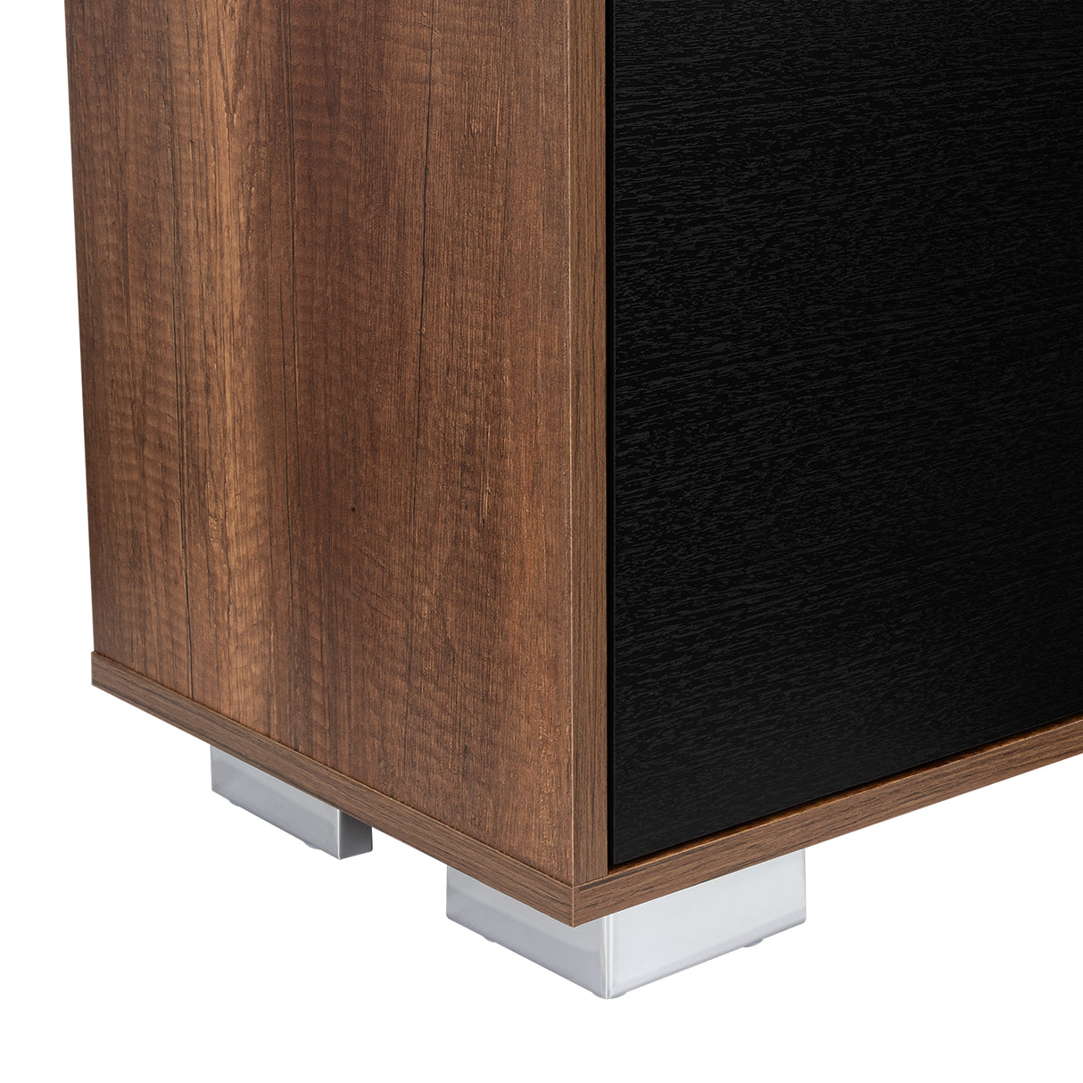 Rack de TV Classic Caramelo y Wengue 180x52.5cm para TV Hasta 70" Pulgadas con Cuatro Compartimientos - MUEBLES DE TV | Bylmo