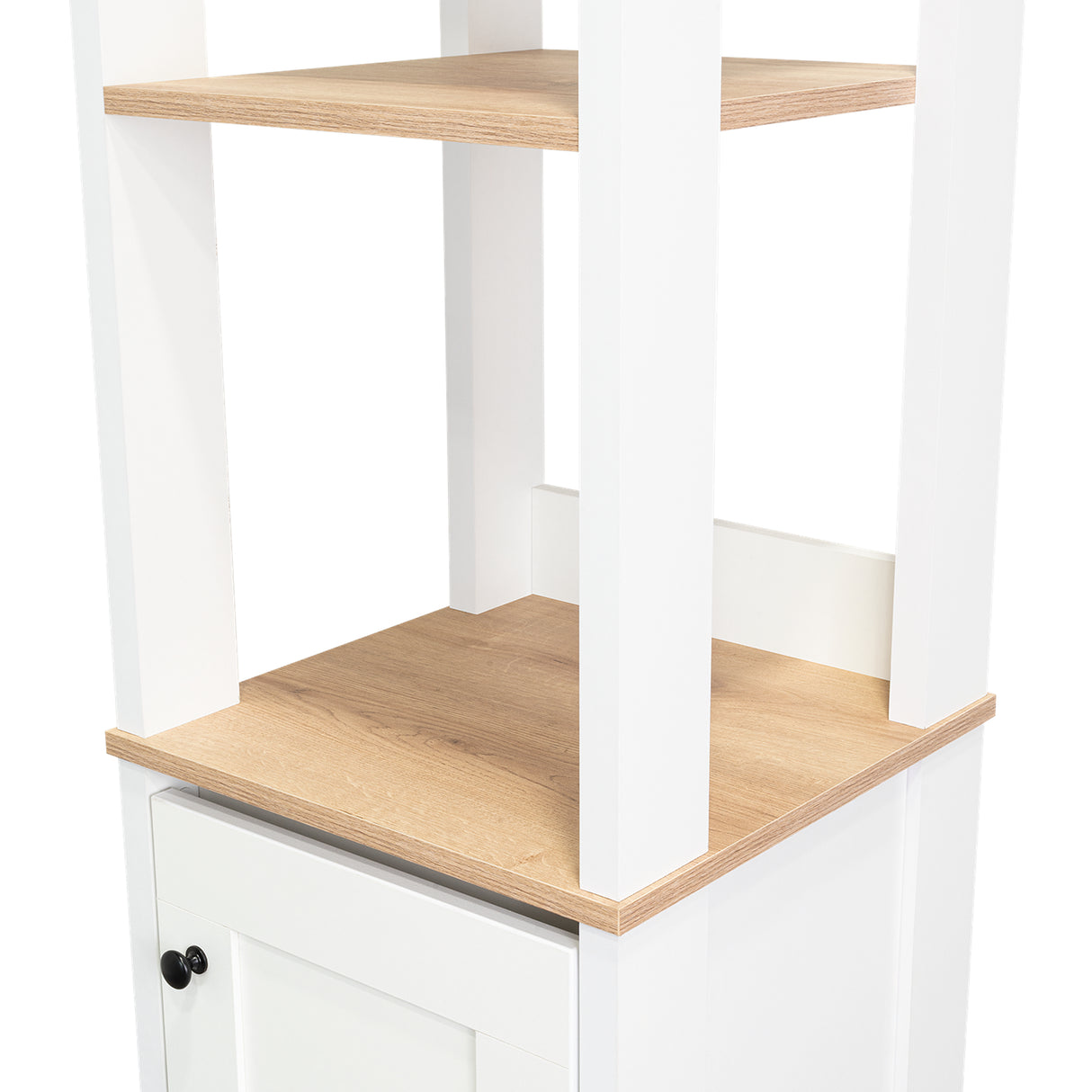 Optimizador de Baño Blanco 40x150.7cm sin Cajones y con Un Entrepaño - Muebles para Baño | Bylmo