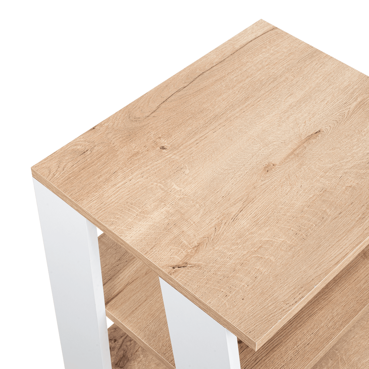 Optimizador de Baño BiColor Blanco 44x75.6cm sin Cajones y con Tres Entrepaños - Muebles para Baño | Bylmo