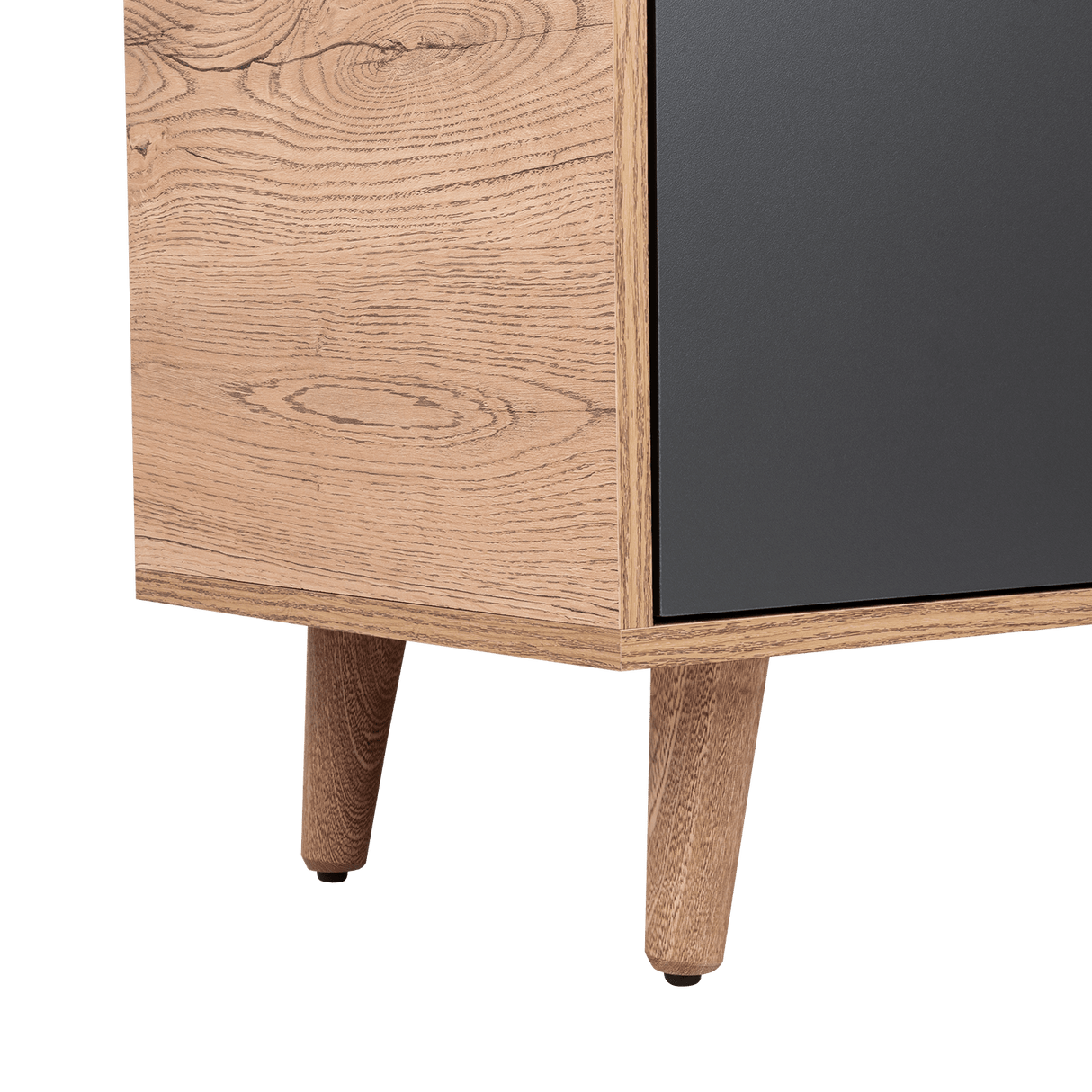 Rack de TV Salem Macadamia 158x60cm Para TV Hasta 65 Pulgadas con Tres Cajones y con Patas - Muebles de TV | Bylmo