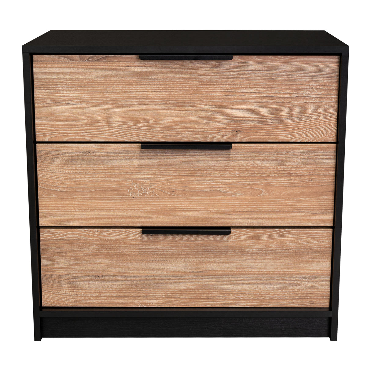 Bife Kaia Wengue 70x70cm De Tres Hileras con Tres Cajones - Cajoneras y Comodas | Bylmo