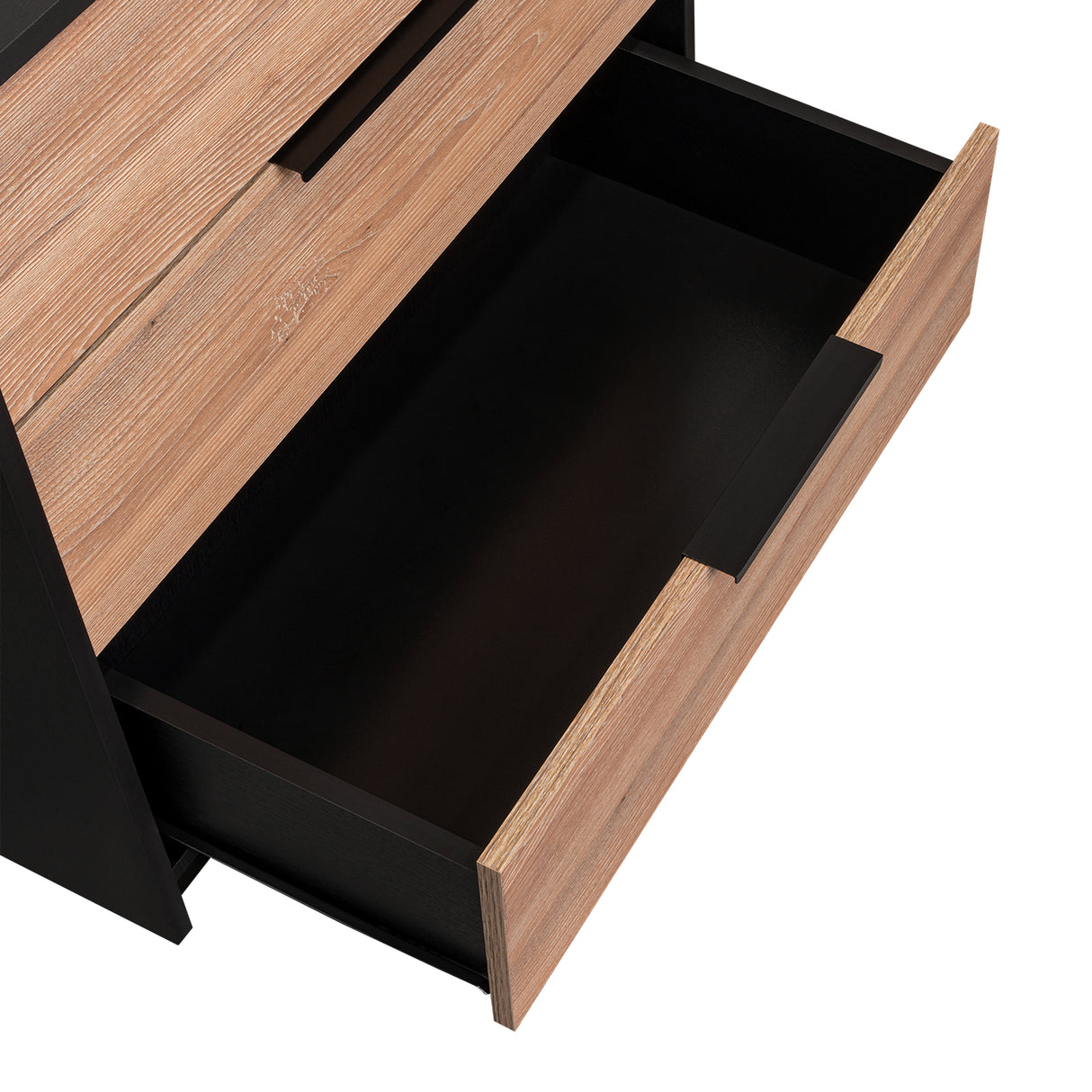 Bife Kaia Wengue 70x70cm De Tres Hileras con Tres Cajones - Cajoneras y Comodas | Bylmo