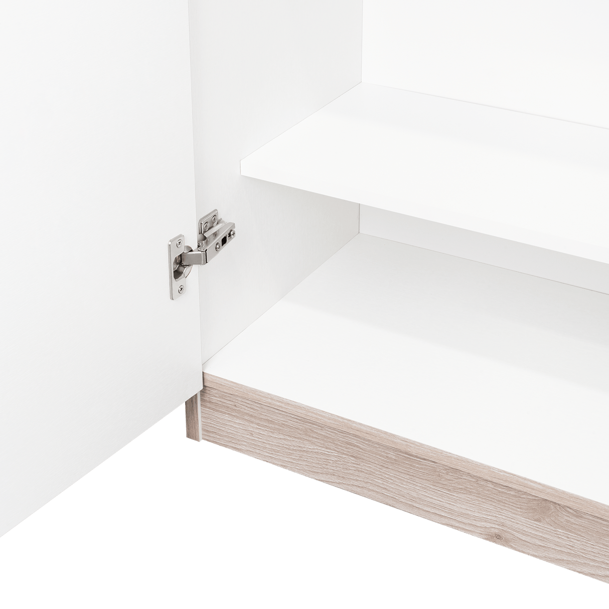 Alacena Varese Ceniza 70x161cm con Dos Puertas - Alacenas y Muebles Microondas | Bylmo