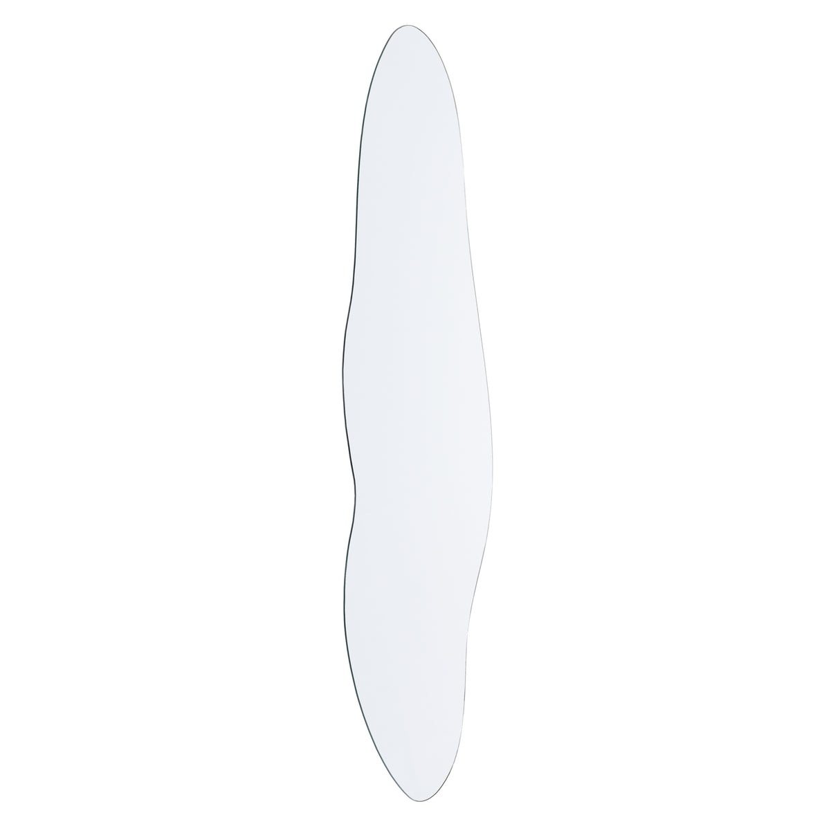 Espejo de Pared Aries Plateado 65x150cm Asimetrico sin Marco - Espejos Decorativos | Bylmo