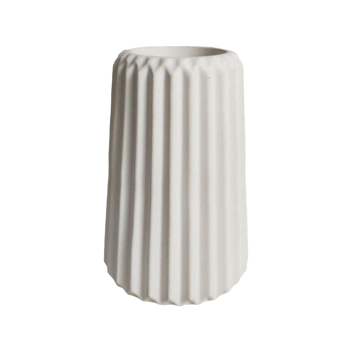 Florero Adamaris Blanco 7x15cm de 0.37 Litros con Acabado Mate - Jardineria | Bylmo