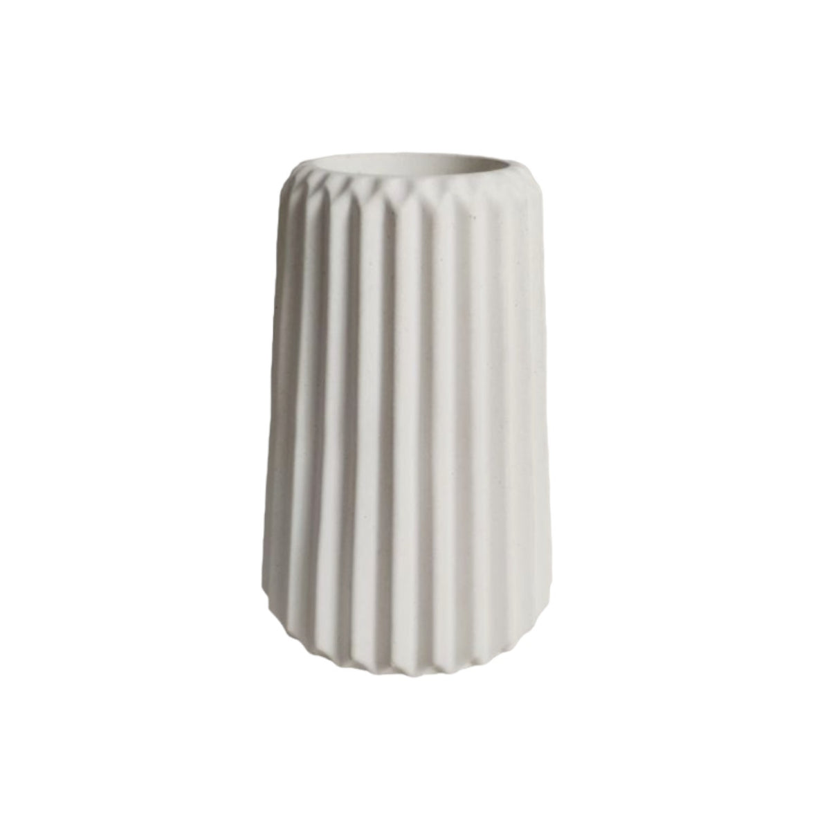 Florero Adamaris Blanco 7x15cm de 0.37 Litros con Acabado Mate - Jardineria | Bylmo