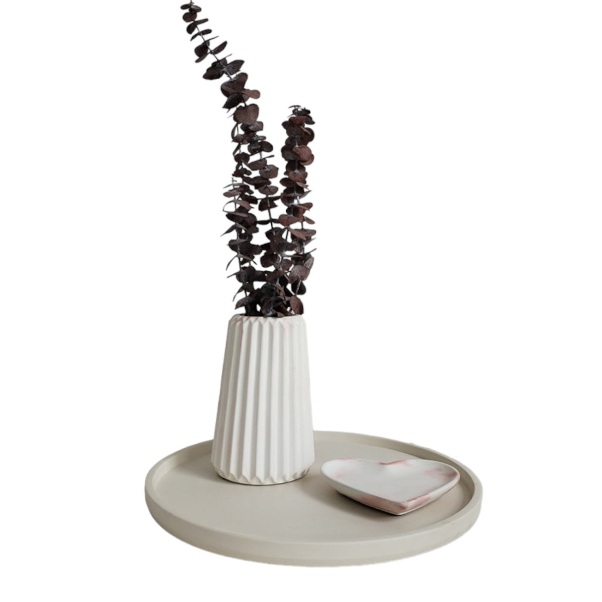 Florero Adamaris Mármol Rosa 7x15cm de 0.37 Litros con Acabado Mate - Jardineria | Bylmo