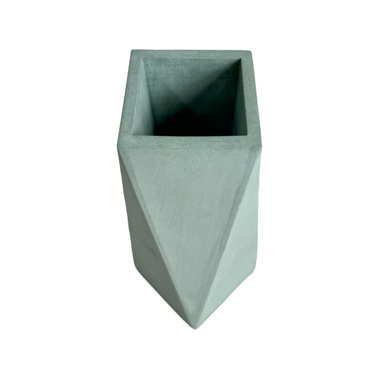 Florero Alice Verde Oliva 7x20cm de 0.37 Litros con Acabado Mate - Jardineria | Bylmo