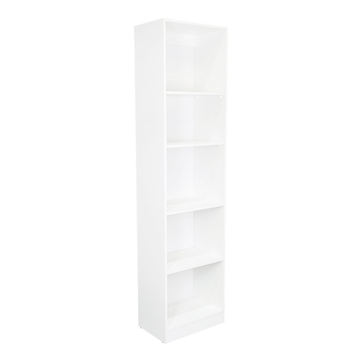 Estantería Home Blanco 45x181cm con Cinco Compartimientos - Bibliotecas y Estanterías | Bylmo