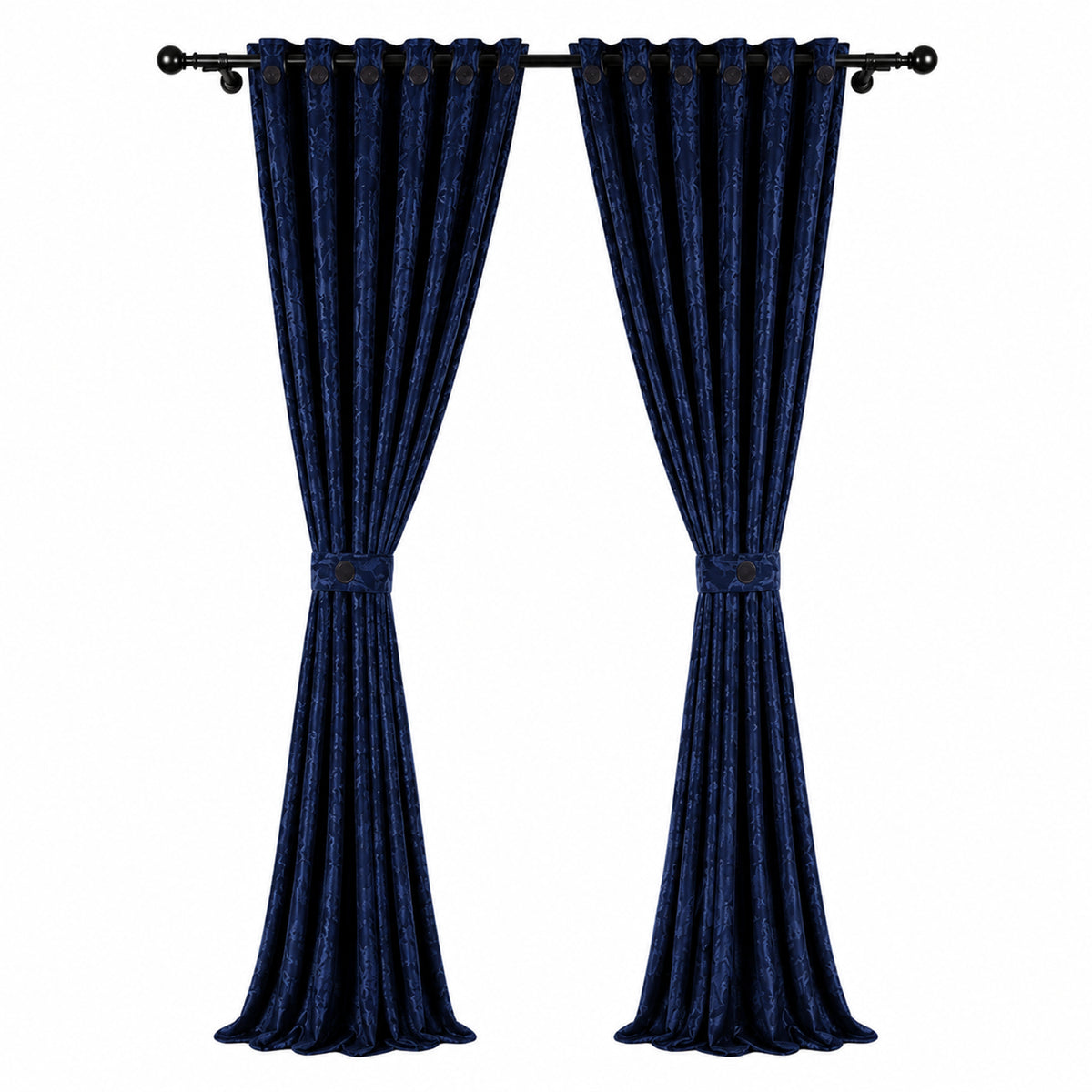 Cortina Jacquard Azul 280x200cm de Figuras