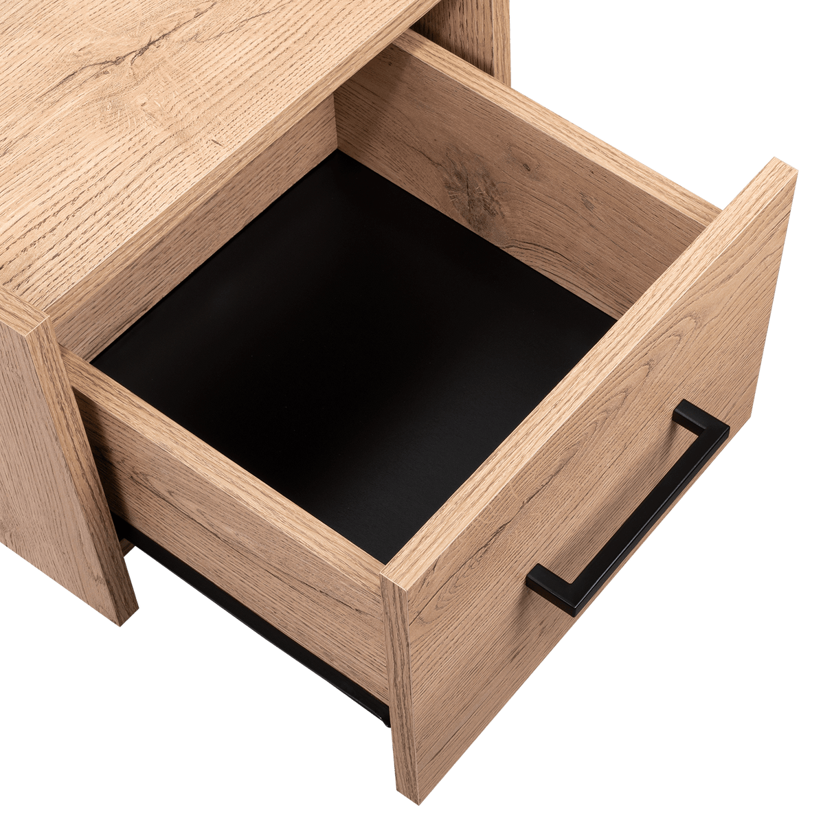 Mesa de Noche Flotante Boa Macadamia 35x25cm con Un Cajón - Mesas de Noche | Bylmo