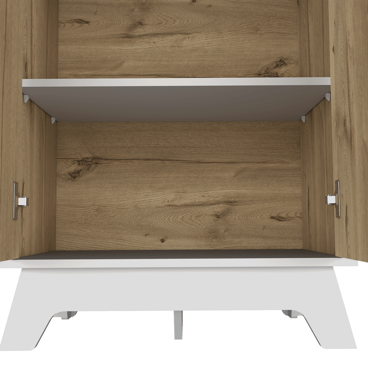Mueble Microondas Diyue 2 puertas gran capacidad Duna y Blanco moderno 65 x 130cm - Alacenas y Muebles Microondas | Bylmo
