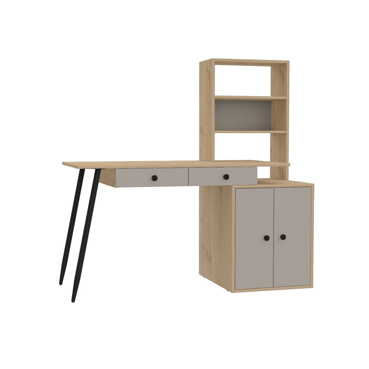 Escritorio Alfari Duna 60x135cm MDP 1 año garantía 30kg capacidad - Escritorios | Bylmo