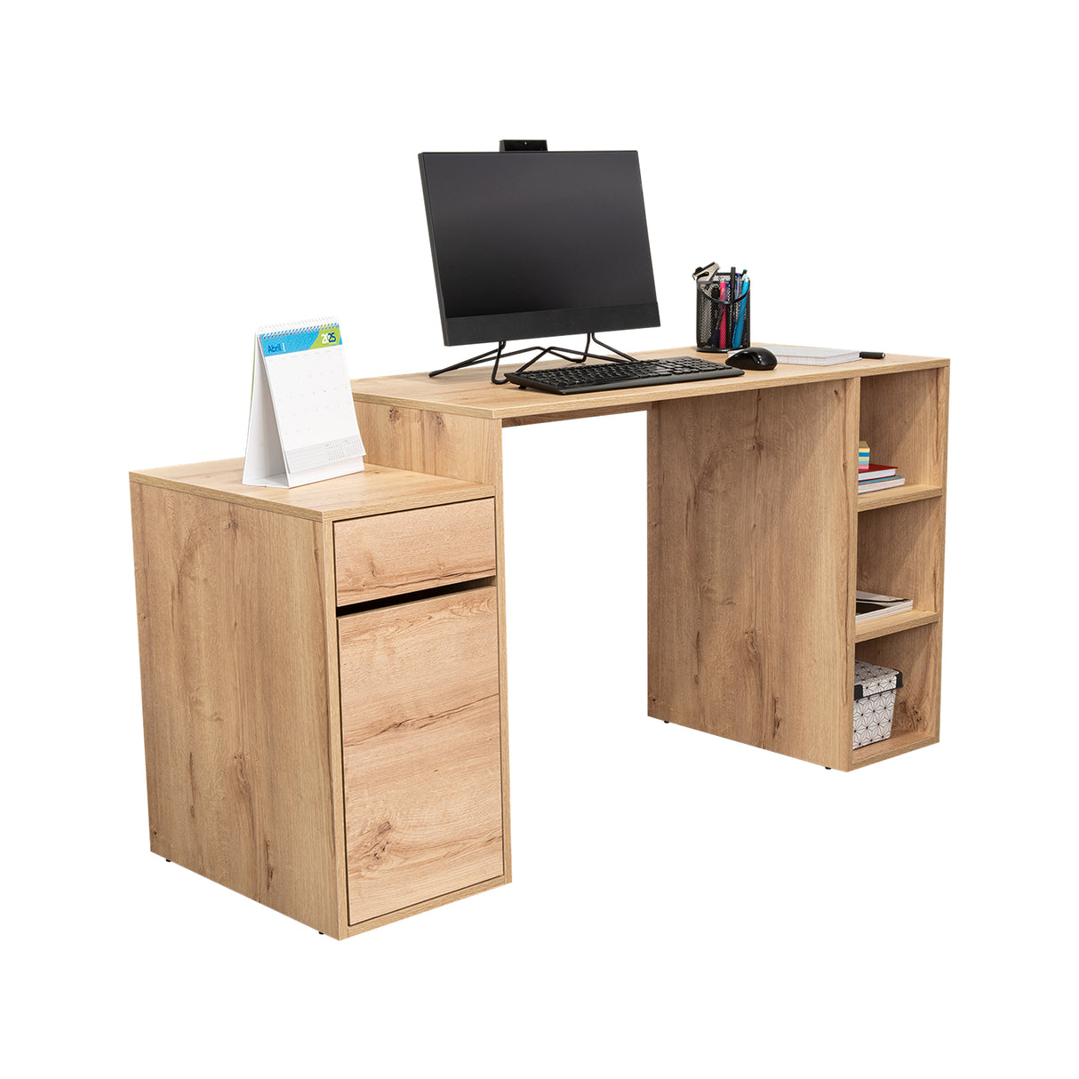 Escritorio Alma Duna Amplia Superficie MDP Moderno - Escritorios | Bylmo