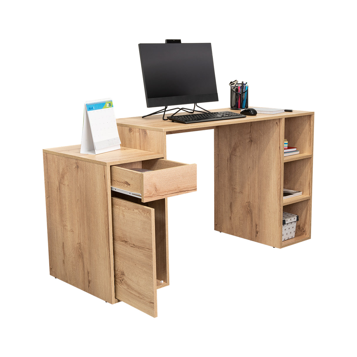 Escritorio Alma Duna Amplia Superficie MDP Moderno - Escritorios | Bylmo