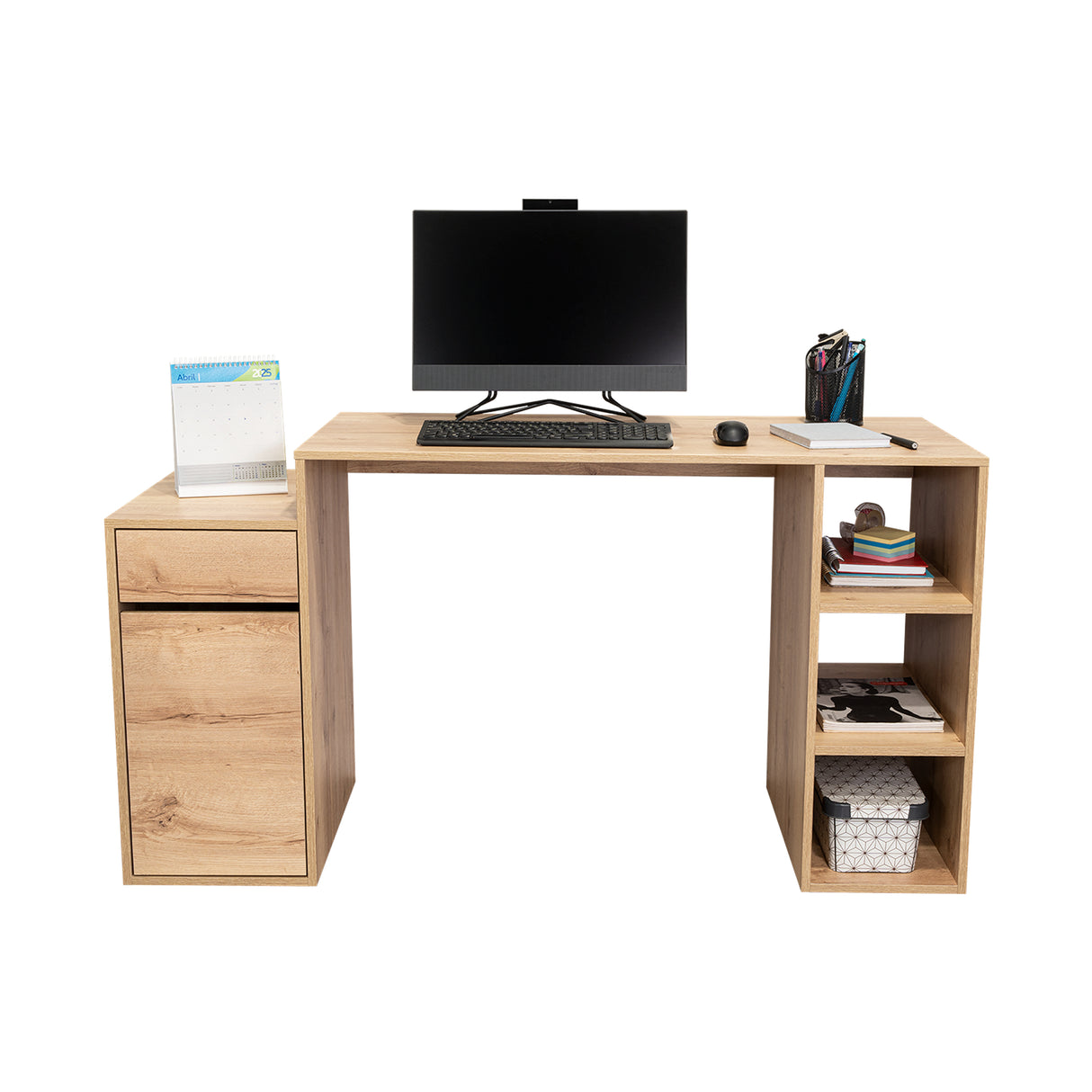 Escritorio Alma Duna Amplia Superficie MDP Moderno - Escritorios | Bylmo